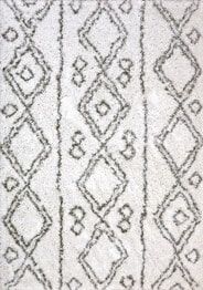 Dynamic Rugs NORDIC 7434-100 Silver and White